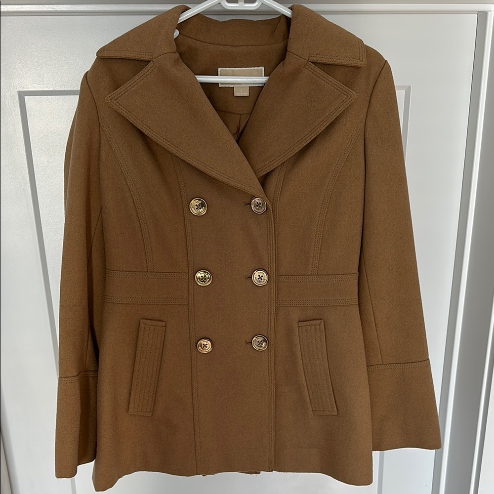 Michael Kors Size 6 Tan Women's Pea Coat